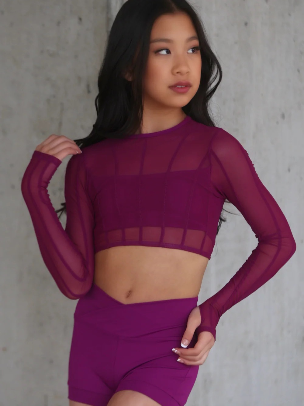 Tiger Friday Alter Ego Crop - Mulberry